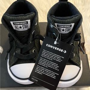Converse All Star Street Mid Toddler's Shoes Utility Green/Black